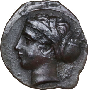 obverse: Syracuse.  Second Democracy (466-405 BC).. AE Hemilitron, c. 415-405 BC