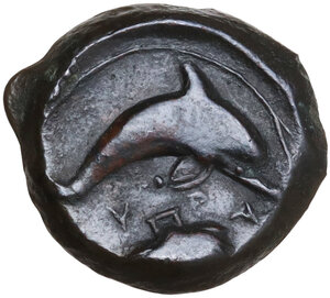 reverse: Syracuse.  Second Democracy (466-405 BC).. AE Hemilitron, c. 415-405 BC