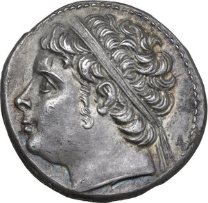 obverse: Syracuse.  Hieronymos (215-214 BC).. AR 10 Litrai, c. 215-214 BC