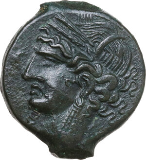 obverse: AE Shekel (?), c. 241-215 BC. Uncertain mint