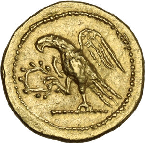 reverse: Skythia, Geto-Dacians.  Koson. Mid 1st century BC.. AV Stater