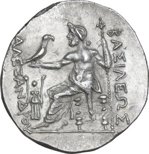 reverse: Kings of Thrace.  Kavaros (230/25-218 BC).. AR Tetradrachm, c. 225-215.  In the types of Alexander III of Macedon. Kabyle mint