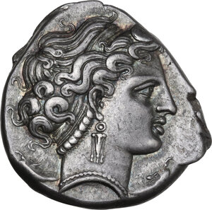 obverse: Central and Southern Campania, Neapolis. AR Didrachm, c. 317-300 BC