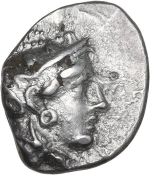 obverse: Attica, Athens. AR Triobol, c. 350-294 BC