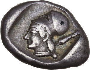 reverse: Corinthia, Corinth. AR Stater, c. 549-450 BC