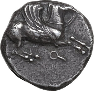 obverse: Corinthia, Corinth. AR Stater, c. 480-400 BC
