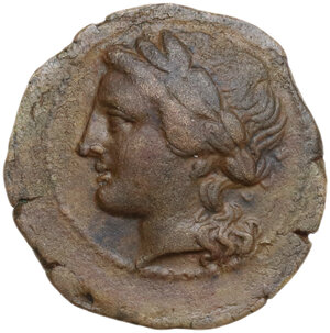 obverse: Central and Southern Campania, Neapolis. AE 16.5 mm, c. 250-225 BC