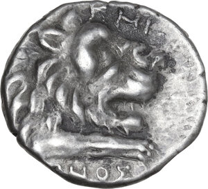 reverse: Caria, Knidos. AR Didrachm, c. 210-185 BC. Philinos, magistrate
