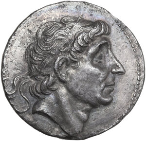 obverse: Seleucid Kings.  Antiochos II Theos (261-246 BC).. AR Tetradrachm. Seleukeia on the Tigris mint
