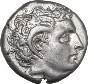 obverse: Cyrenaica, Cyrene.  Magas as Ptolemaic governor (c. 300-282/75 BC). . AR Didrachm, c. 308-277 BC