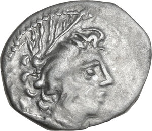 obverse: Southern Gaul, Insubres. AR Drachm, imitating Massalia, 2nd century BC