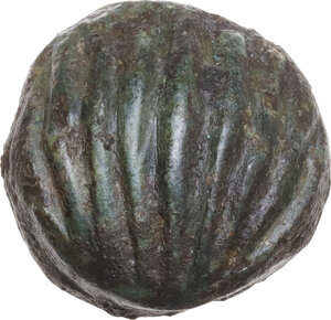 obverse: Aes Premonetale. Aes Formatum.. AE solid cast cockle-shell. Central Italy, 6th-4th century BC