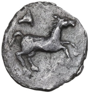obverse: Northern Apulia, Arpi. AR Obol, c. 325-275 BC