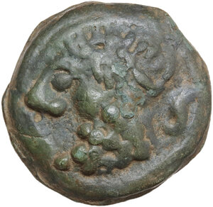 obverse: Anonymous post-semilibral series.. AE Cast Semis, c. 215-212 BC