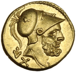 obverse: Anonymous..  AV 60 Asses, Rome mint, 211-208 BC