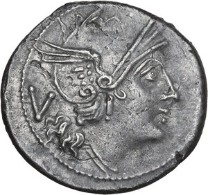 obverse: Anonymous. AR Quinarius, uncertain Sicilian mint (Catana?), 214 BC