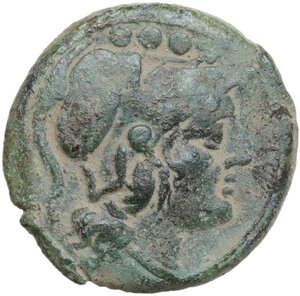 obverse: C series.. AE Triens, Sardinia, c. 211 BC