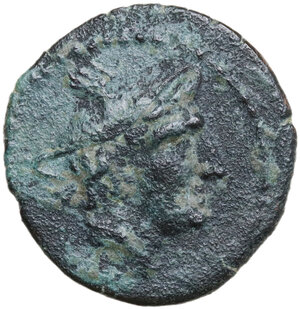 obverse: Second L series.. AE Semuncia. Luceria mint, c. 214-212 BC