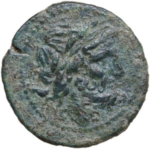 obverse: Fourth L series.. AE Semis. Luceria mint, c. 206-195 BC