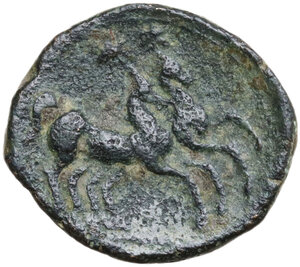 reverse: LT series.. AE Semuncia. Luceria mint, c. 211-210 BC