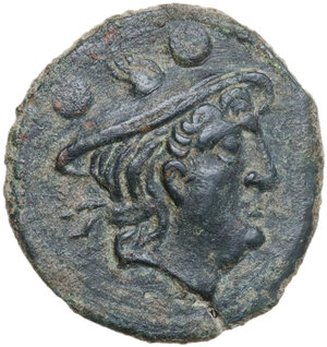 obverse: Anonymous. AE Sextans, Luceria mint (?), c. 206-195 BC