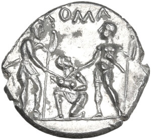 reverse: Ti. Veturius. AR Denarius, 137 BC