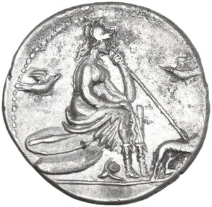 reverse: Anonymous. AR Denarius, 115-114 BC