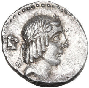 obverse: L. Calpurnius Piso Frugi.. AR Denarius, 90 BC