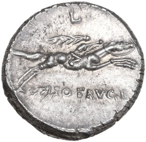 reverse: L. Calpurnius Piso Frugi.. AR Denarius, 90 BC