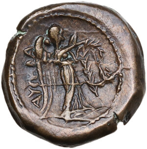 reverse: Northern Apulia, Ausculum. AE 20 mm, c. 240 BC