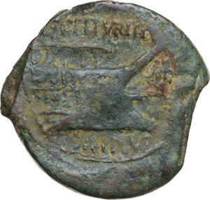 reverse: L. Titurius L. f. Sabinus.. AE As, 89 BC