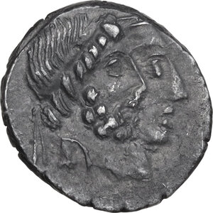 obverse: C. Marcius Censorinus. AR Denarius, 88 BC