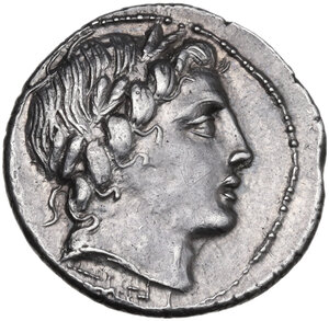 obverse: Gargilius, Ogulnius and Vergilius. . AR Denarius, 86 BC