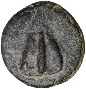 reverse: Umbria, Tuder. AE Cast Uncia, c. 220-200 BC