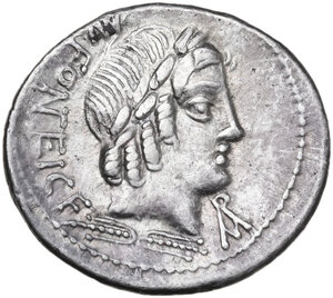 obverse: Mn. Fonteius C.f.. AR Denarius, 85 BC