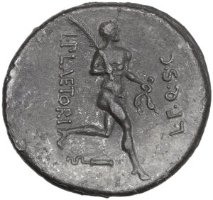 reverse: L. Plaetorius L.f. Cestianus.. AR Denarius, 74 BC