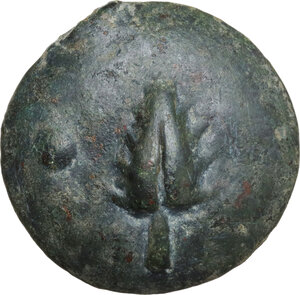 reverse: Northern Apulia, Luceria.  Heavy series.. AE Cast Uncia, c. 225-217 BC