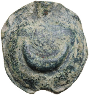 obverse: Northern Apulia, Luceria.  Heavy series.. AE Cast Semuncia, c. 225-217 BC