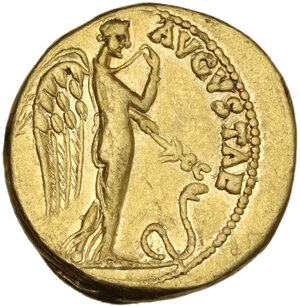 reverse: Claudius (41-54).. AV Aureus. Rome mint, 49-50 AD