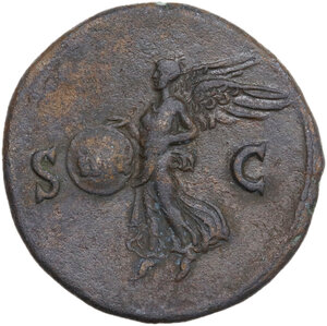 reverse: Nero (54-68).. AE As, Rome mint, 65 AD