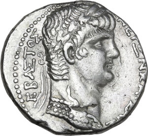 obverse: Nero (54-68).. AR Tetradrachm, Antioch mint, Seleucis and Pieria, Syria, c.62-63 AD
