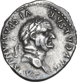 obverse: Vespasian (69-79).. AR Denarius, Rome mint, 74 AD
