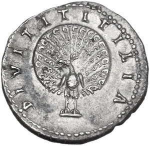 reverse: Julia Titi, daughter of Titus (Augusta 79-91 AD).. AR Denarius, Rome mint
