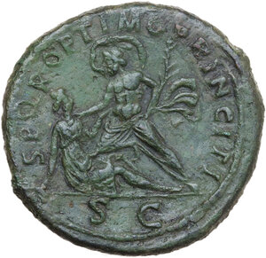 reverse: Trajan (98-117).. AE Sestertius, Rome mint, c. 104/5-107 AD