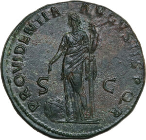 reverse: Trajan (98-117 AD).. AE Sestertius, Rome mint, 116-117 AD