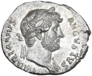 obverse: Hadrian (117-138).. AR Denarius, Rome mint, 125-128 AD