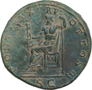 reverse: Hadrian (117-138).. AE Sestertius, Rome mint, 119 AD