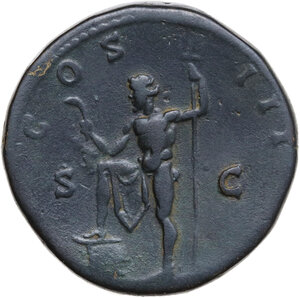 reverse: Hadrian (117-138).. AE Sestertius, Rome mint, 125-128 AD