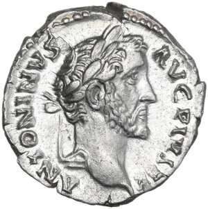 obverse: Antoninus Pius (138-161).. AR Denarius, Rome mint, c. 145-161 AD