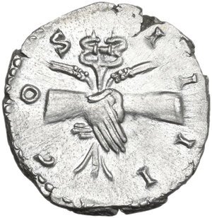 reverse: Antoninus Pius (138-161).. AR Denarius, Rome mint, c. 145-161 AD